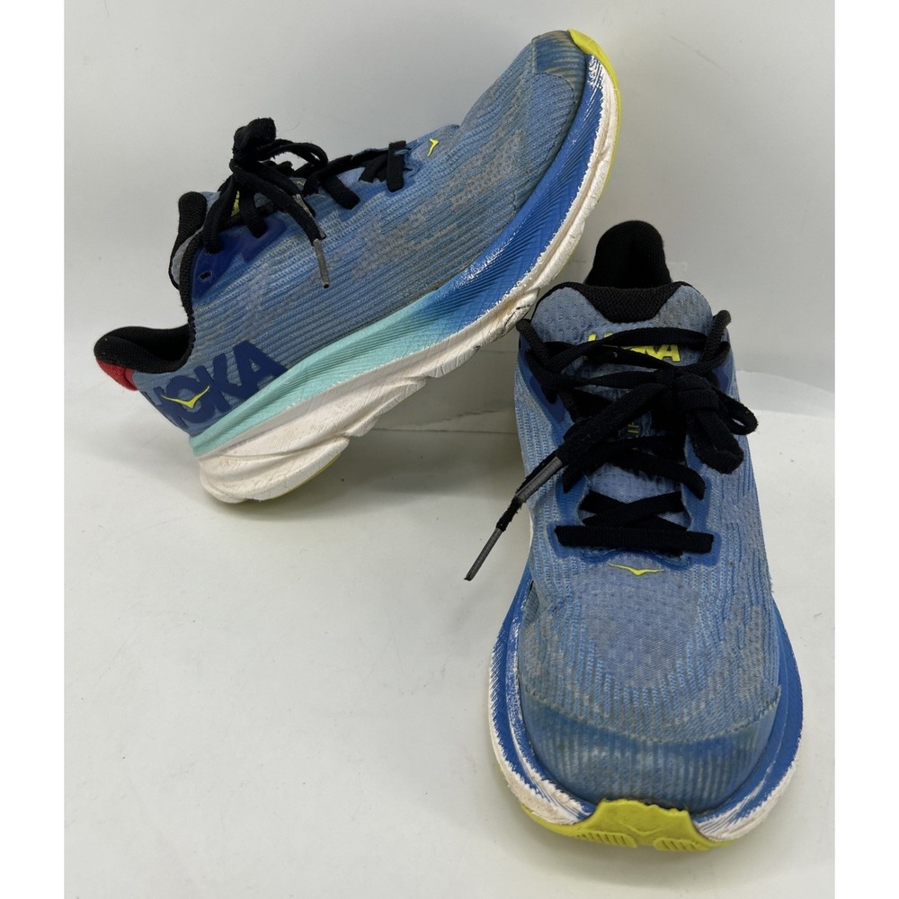 Hoka One One Clifton 9 Running Sneakers Virtual Blue Youth Size 3.5MD